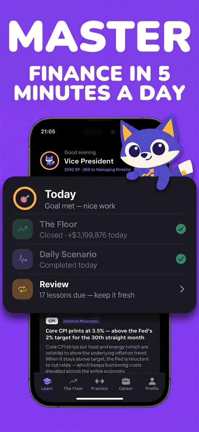 Master finance in 5 minutes a day