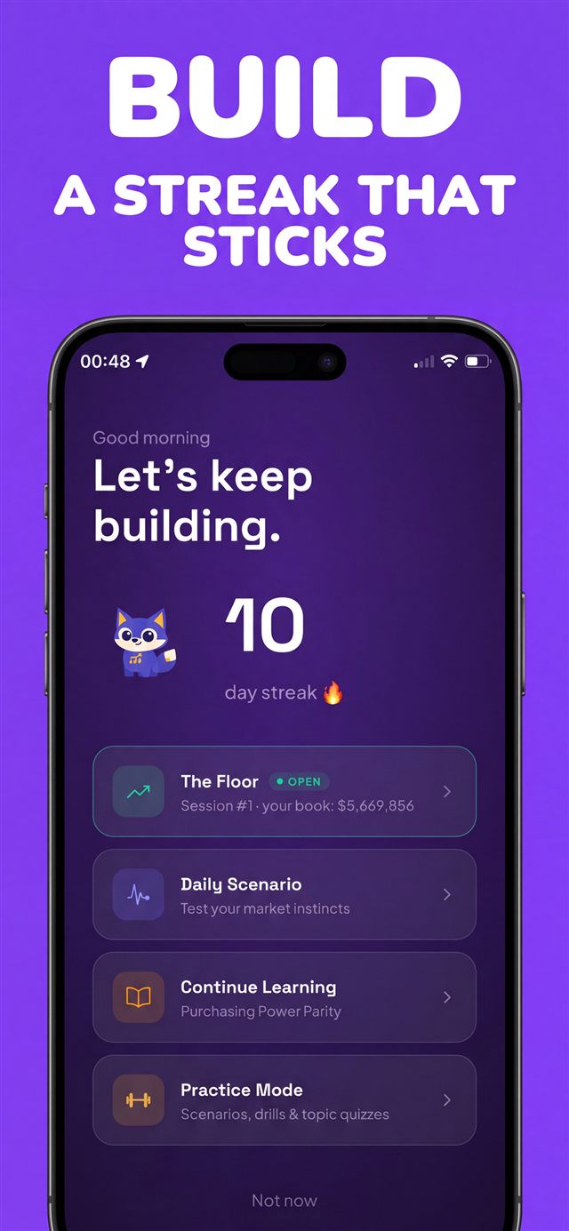 Build a streak that sticks